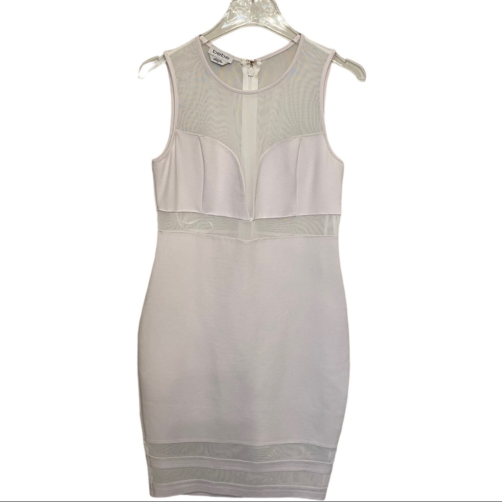 Bebe White bodycon dress